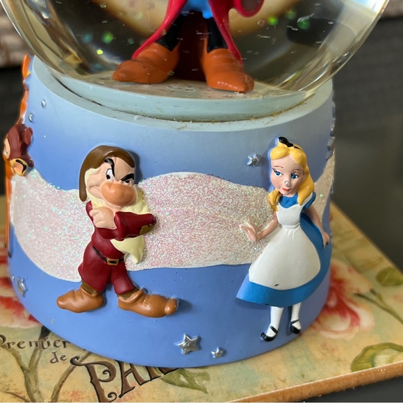 Disney Store Mickey Mouse Sorcerer’s Apprentice Fantasia Snow Globe Alice Bambi - Picture 3 of 7